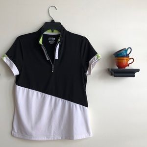 IZod Quarter Zip Golf Polo